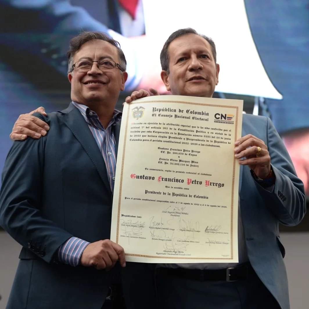 Gustavo Petro Recibirá Credencial Como Presidente De Colombia Este Jueves